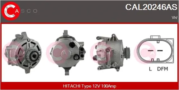 Alternator (CAL20246AS)