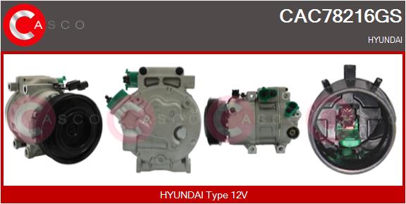 Compressor, air conditioning (CAC78216GS)