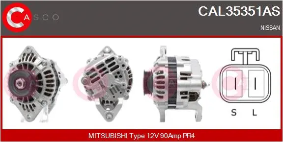 Alternator (CAL35351AS)