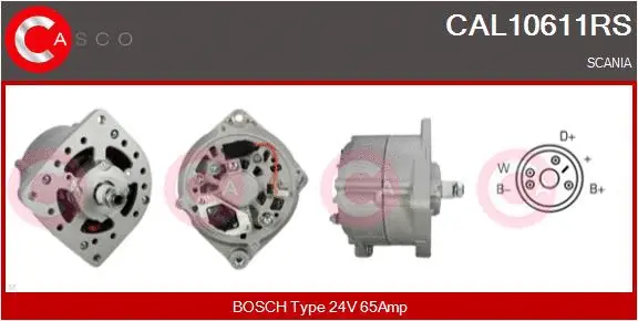 Alternator (CAL10611RS)