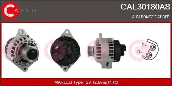 Alternator (CAL30180AS)