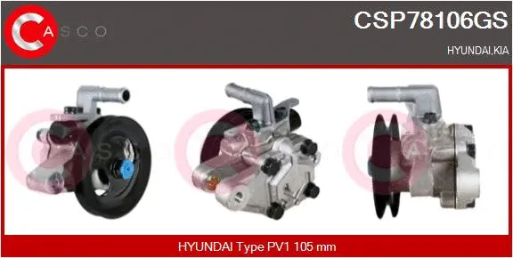 Hydraulic Pump, steering (CSP78106GS)