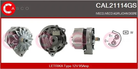 Alternator (CAL21114GS)