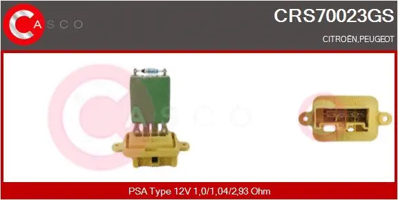 Resistor, interior blower (CRS70023GS)