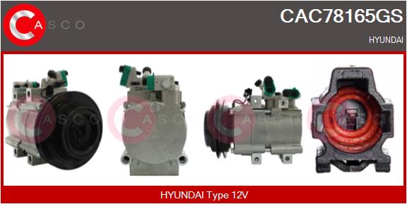 Compressor, air conditioning (CAC78165GS)