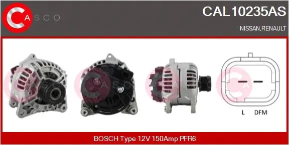 Alternator (CAL10235AS)