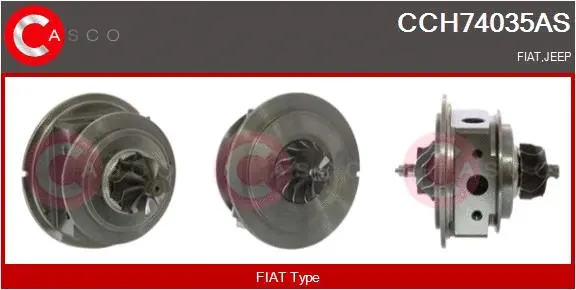 Core assembly, turbocharger (CCH74035AS)