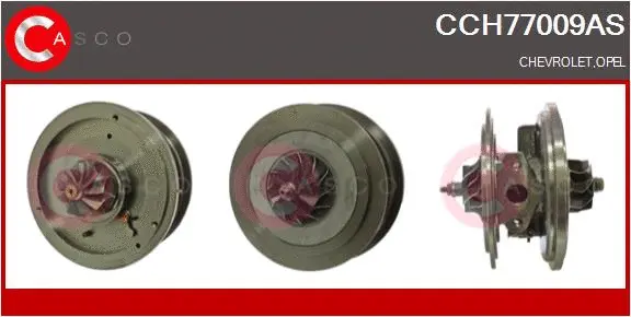 Core assembly, turbocharger (CCH77009AS)