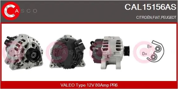 Alternator (CAL15156AS)