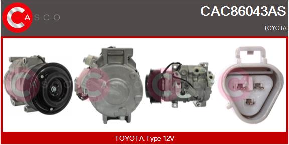 Compressor, air conditioning (CAC86043AS)