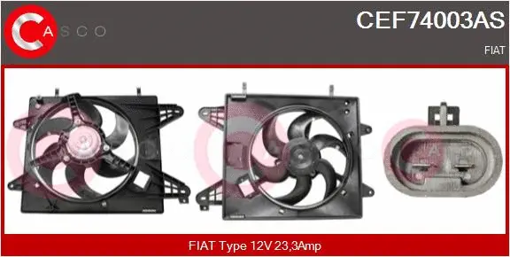 Electric Motor, radiator fan (CEF74003AS)