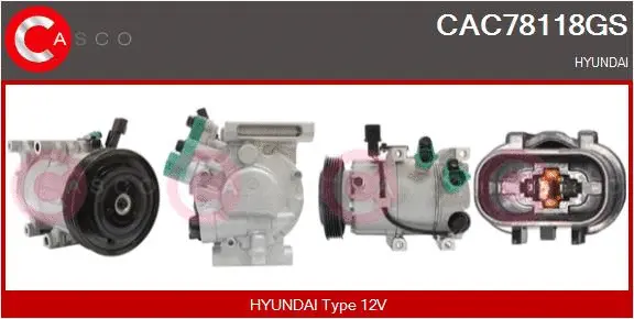 Compressor, air conditioning (CAC78118GS)