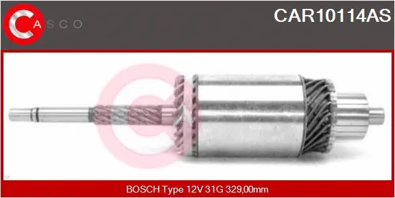Armature, starter (CAR10114AS)