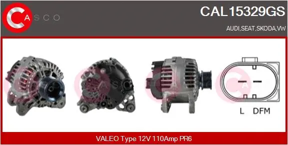 Alternator (CAL15329GS)