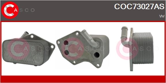 Oil Cooler, engine oil (COC73027AS)