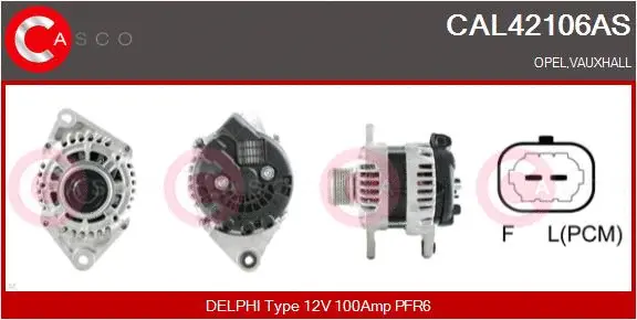 Alternator (CAL42106AS)
