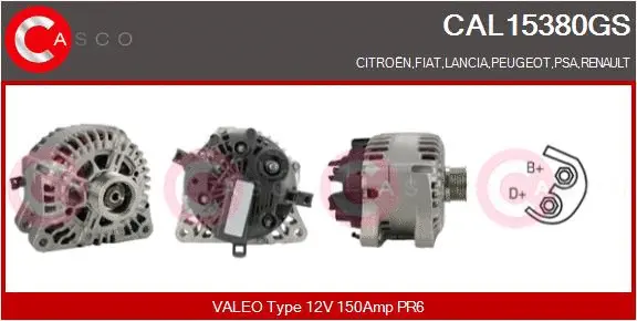 Alternator (CAL15380GS)