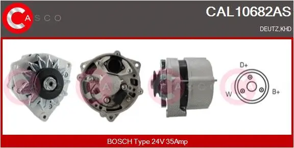 Alternator (CAL10682AS)