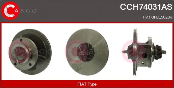 Core assembly, turbocharger (CCH74031AS)