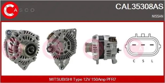 Alternator (CAL35308AS)