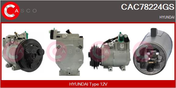 Compressor, air conditioning (CAC78224GS)