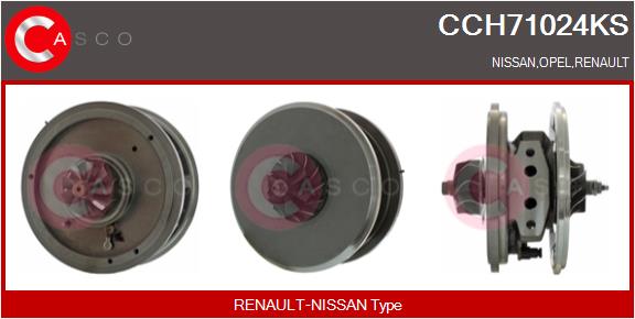 Core assembly, turbocharger (CCH71024KS)