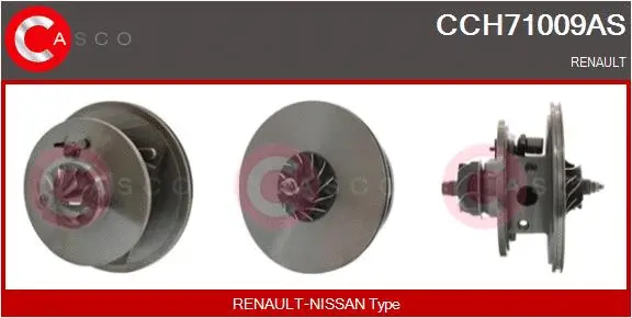 Core assembly, turbocharger (CCH71009AS)