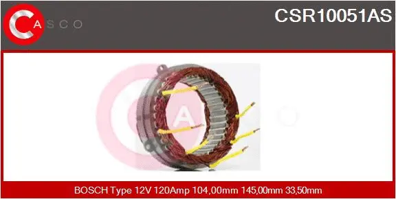 Stator, alternator (CSR10051AS)