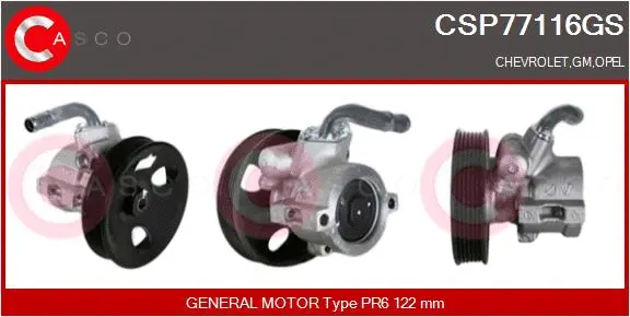 Hydraulic Pump, steering (CSP77116GS)