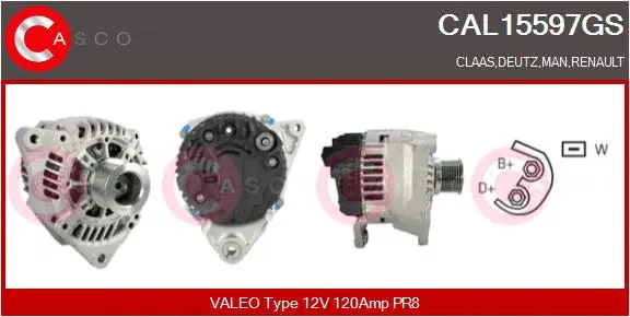 Alternator (CAL15597GS)