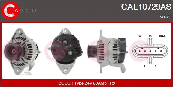 Alternator (CAL10729AS)