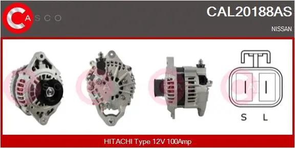 Alternator (CAL20188AS)