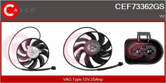 Fan, engine cooling (CEF73362GS)