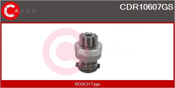 Pinion, starter (CDR10607GS)