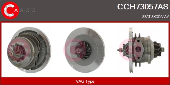 Core assembly, turbocharger (CCH73057AS)