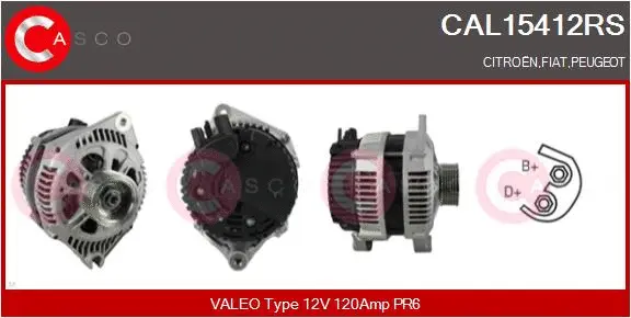 Alternator (CAL15412RS)