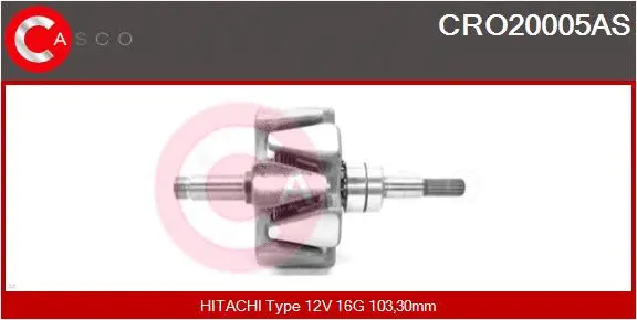Rotor, alternator (CRO20005AS)