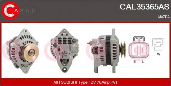 Alternator (CAL35365AS)