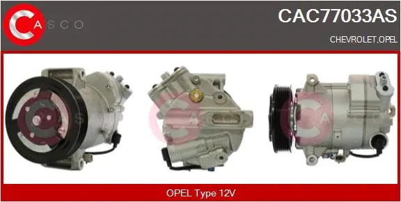 Compressor, air conditioning (CAC77033AS)