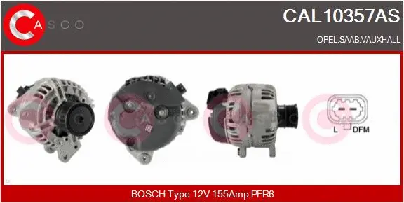 Alternator (CAL10357AS)