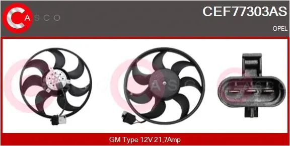 Fan, engine cooling (CEF77303AS)