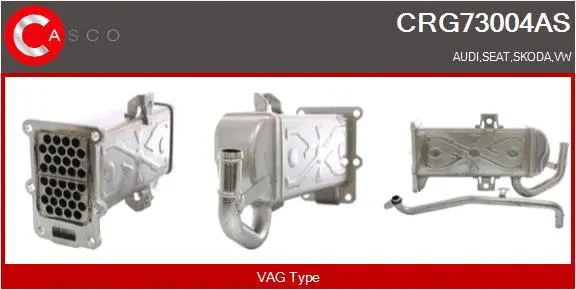 Cooler, exhaust gas recirculation (CRG73004AS)