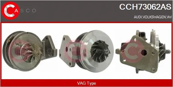 Core assembly, turbocharger (CCH73062AS)