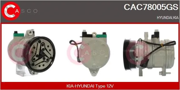 Compressor, air conditioning (CAC78005GS)