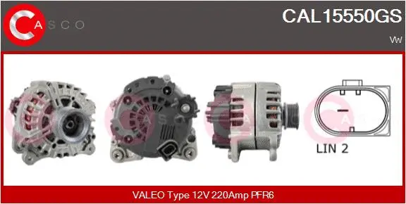 Alternator (CAL15550GS)