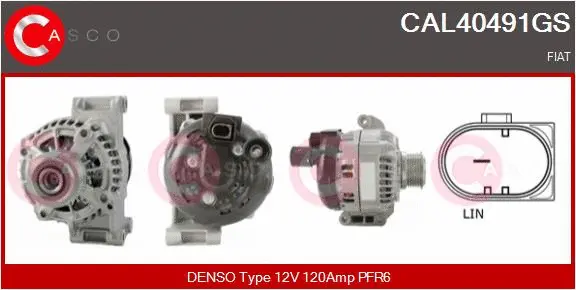 Alternator (CAL40491GS)