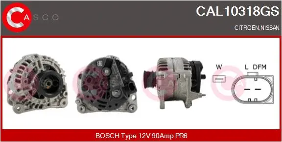 Alternator (CAL10318GS)