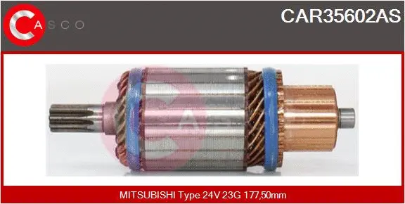 Armature, starter (CAR35602AS)