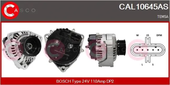 Alternator (CAL10645AS)
