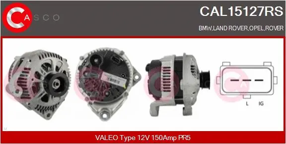 Alternator (CAL15127RS)